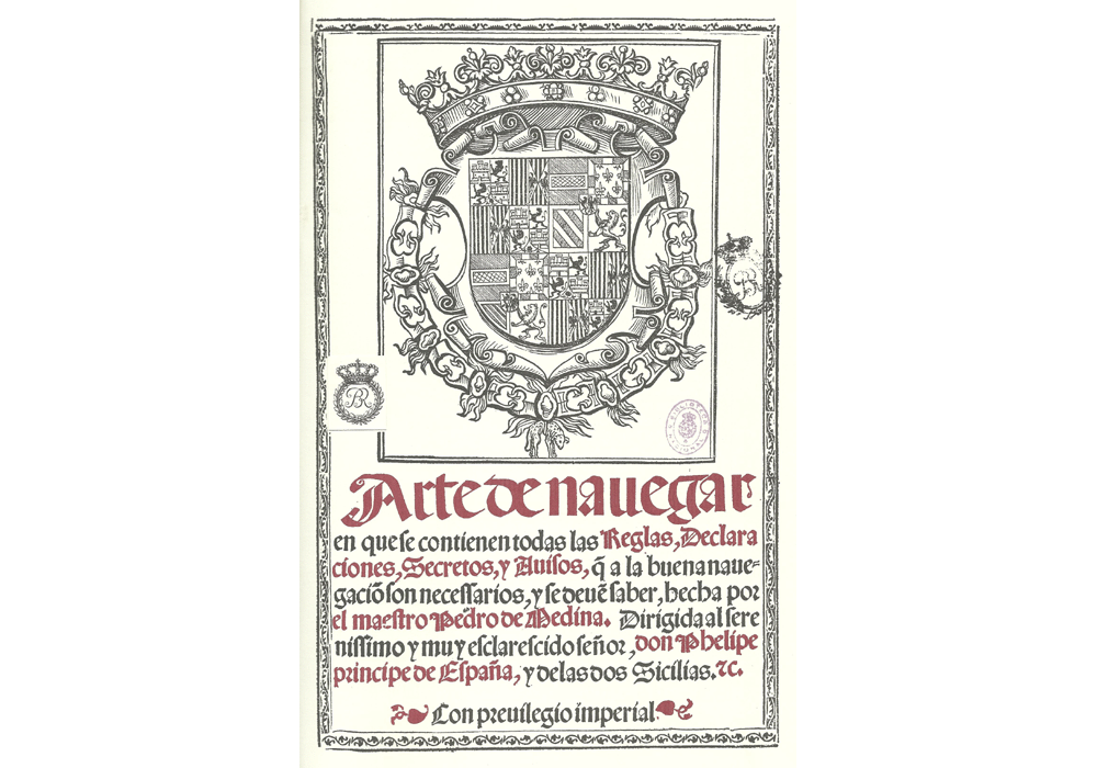 Arte navegar-Pedro Medina-Fernández Córdoba-Incunabula & Ancient Books-facsimile book-Vicent García Editores-1 Title